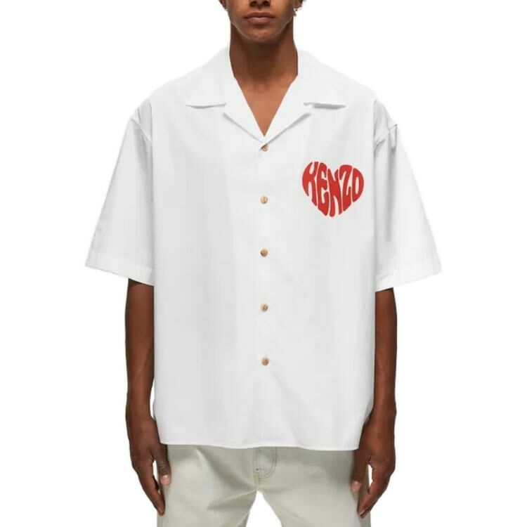 【代購】KENZO Heart Hawaiian Shirt