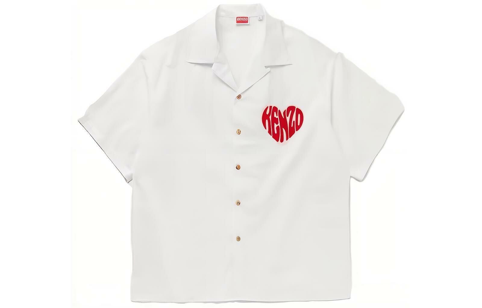 【代購】KENZO Heart Hawaiian Shirt