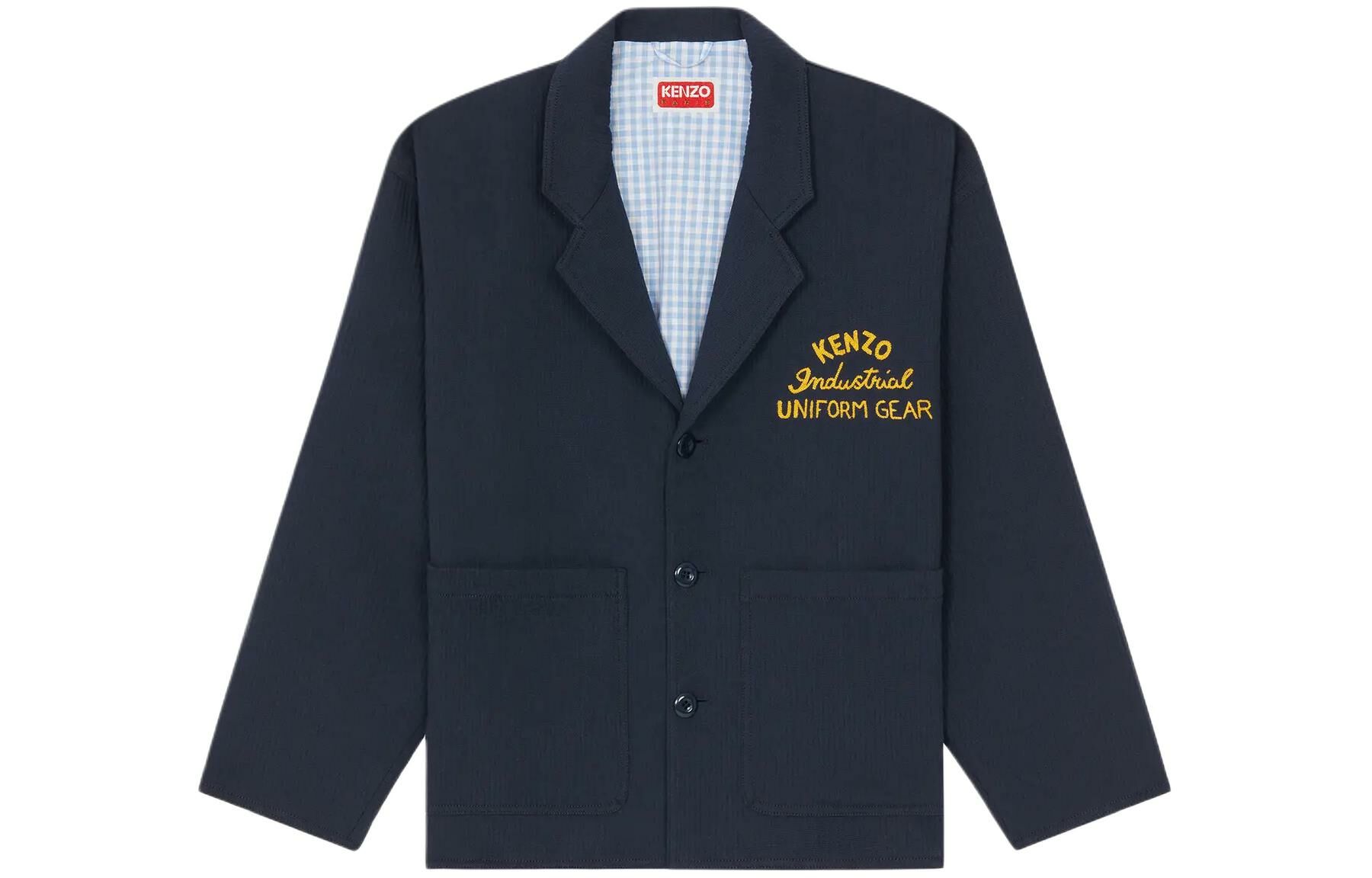 【代購】KENZO SS24 Jackets Coats Men's Midnight Blue