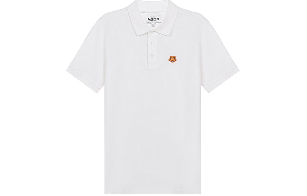 【代購】KENZO Classic Tiger Head Polo Shirts Men White