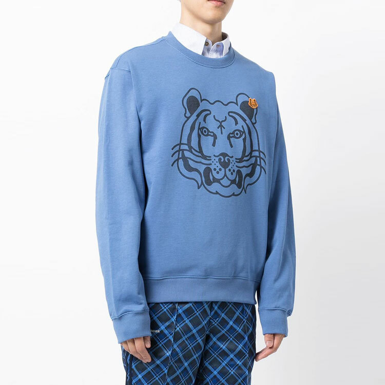 【代購】KENZO Sweatshirts Men Blue
