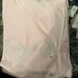 [S] TOMMY HILFIGER LADIES TEE EMBROIDERY LOGO, PINK, 76J5334-650 (STH996)