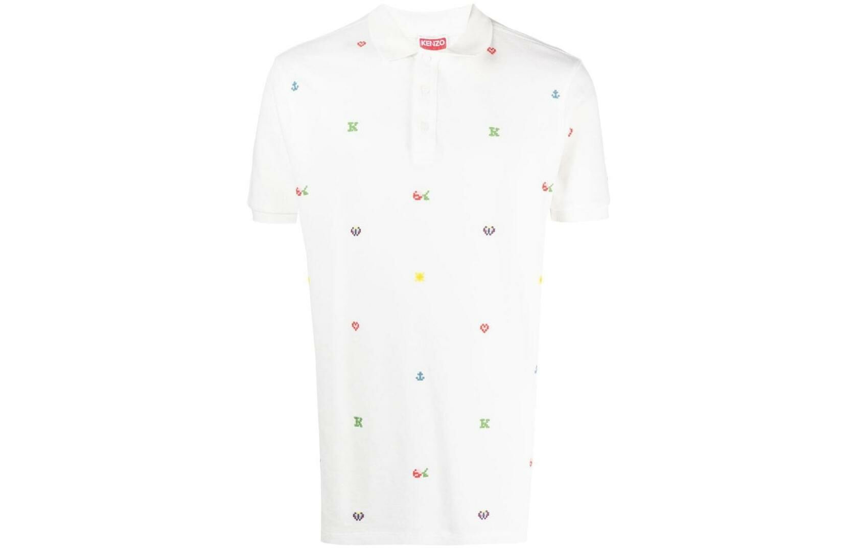 【代購】KENZO Pixels Slim-Fit Polo Shirt