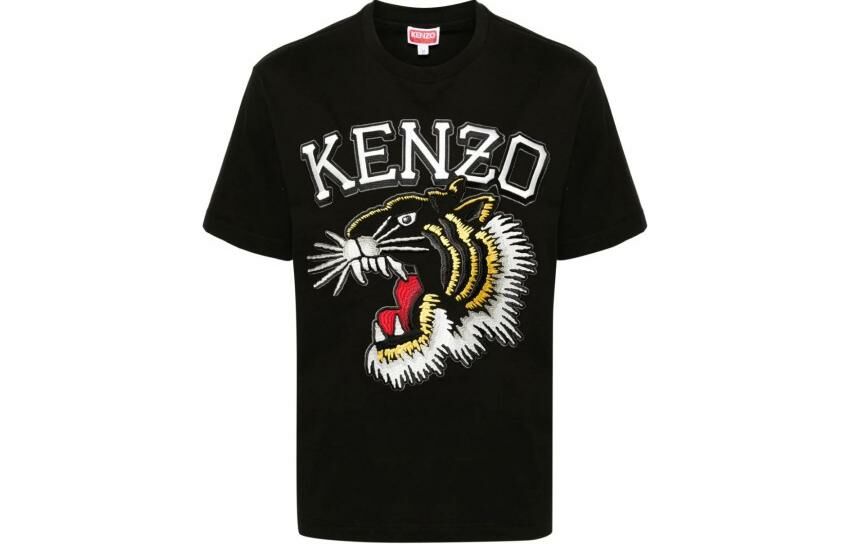 【代購】KENZO Tiger Embroidered Crewneck T-Shirt