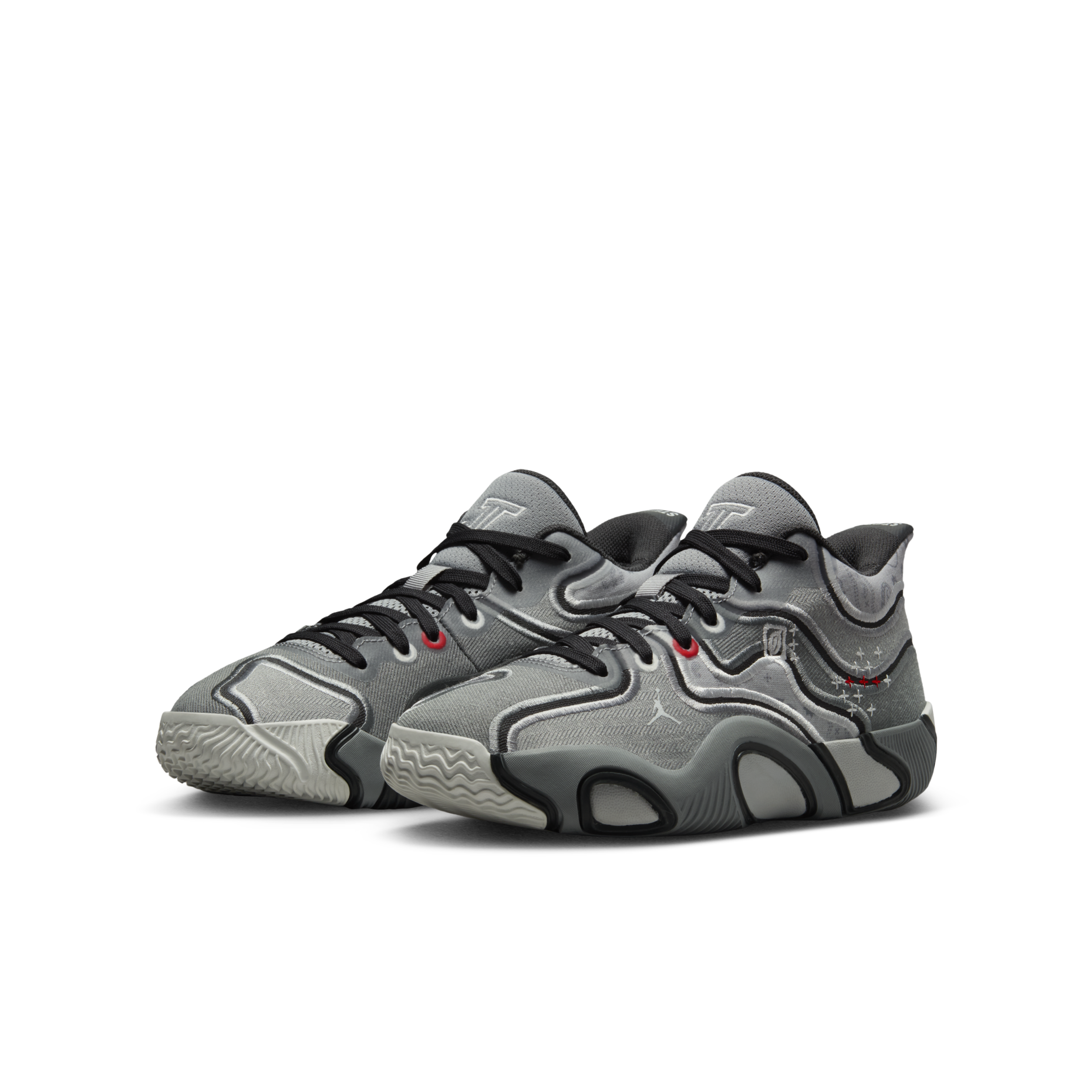 大童鞋 女生尺寸 NIKE JORDAN TATUM 3 GS 'Boro Stitching' 灰 緩震 實戰 籃球鞋【HV5889-002】