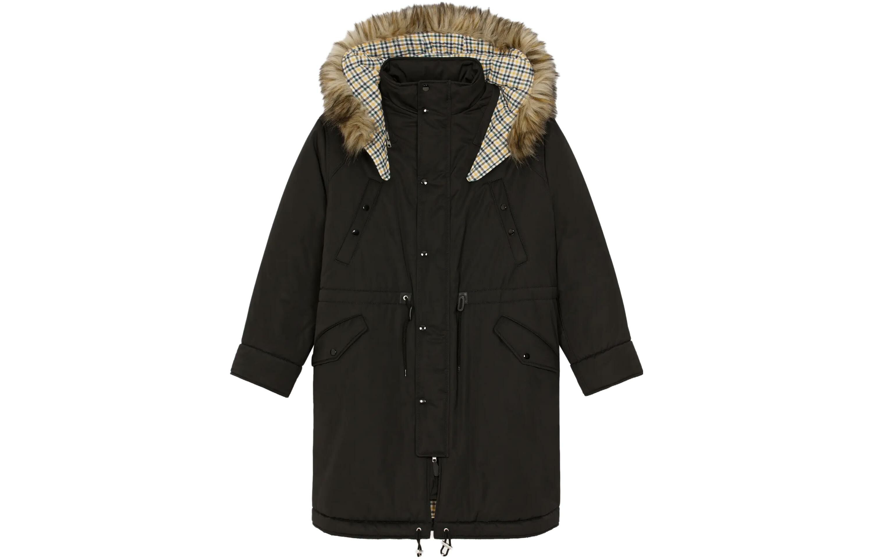 【代購】KENZO Faux-fur-detailed Hooded Coat