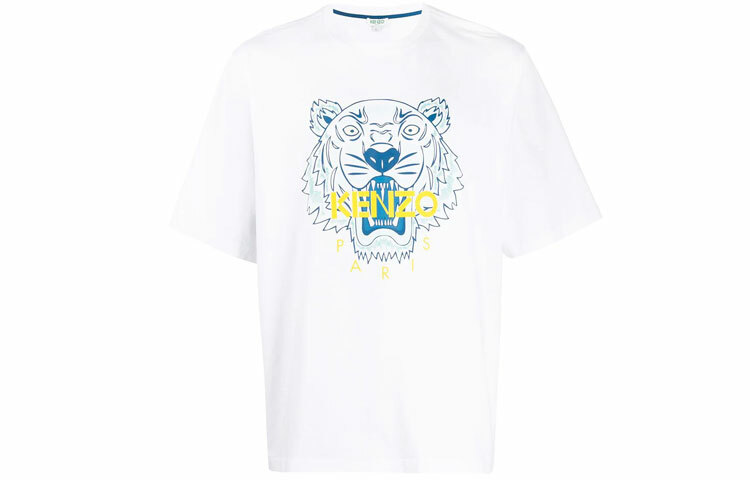 【代購】KENZO Classic Tiger Head T-Shirts Men White