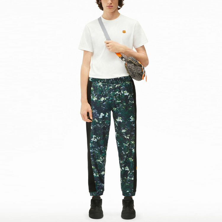【代購】KENZO Floral Printed Elasticated Waist Track Pants