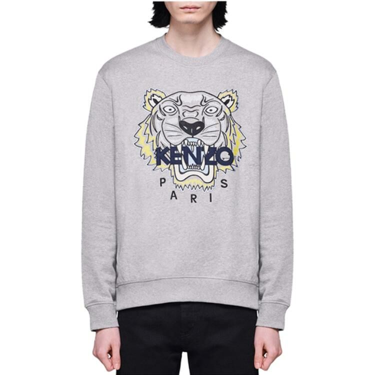 【代購】KENZO Sweatshirts Men Gray