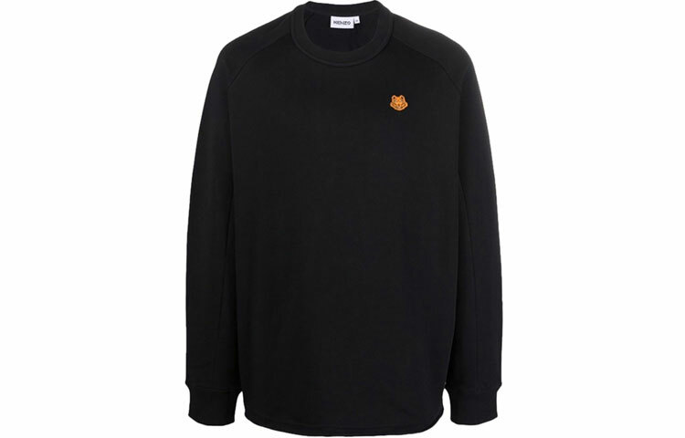 【代購】KENZO Logo Patch Ribbed Hem Sweatshirt