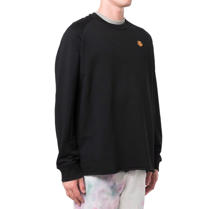 【代購】KENZO Logo Patch Ribbed Hem Sweatshirt