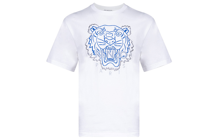 【代購】KENZO Classic Tiger Head T-Shirts Men White