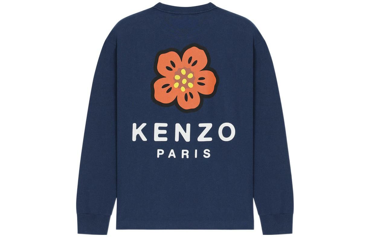 【代購】KENZO Boke Flower Series T-Shirts Men Navy Blue