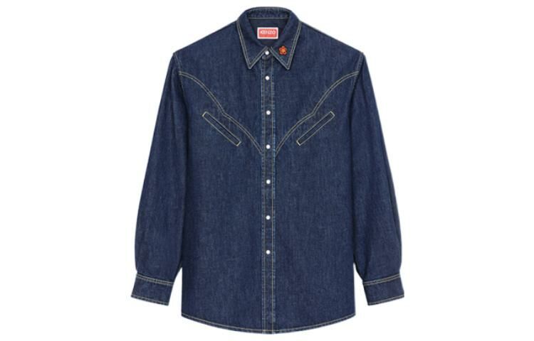 【代購】KENZO Shirts Men Blue