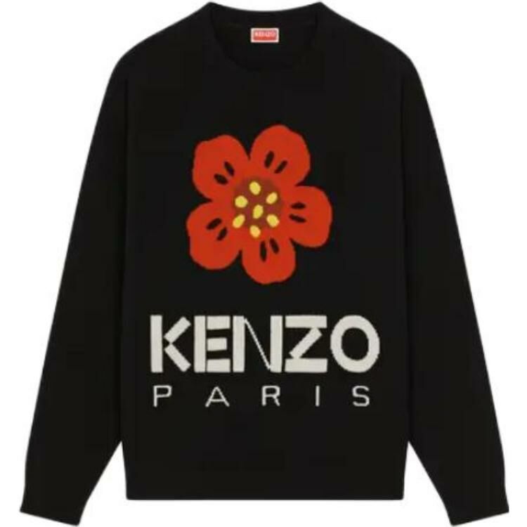 【代購】KENZO Boke Flower Logo Intarsia Crewneck Jumper