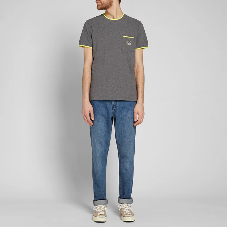 【代購】KENZO Classic Tiger Head T-Shirts Men Gray