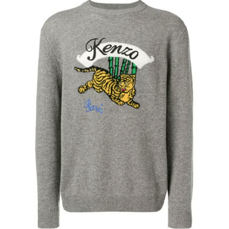【代購】KENZO Sweaters Men Gray