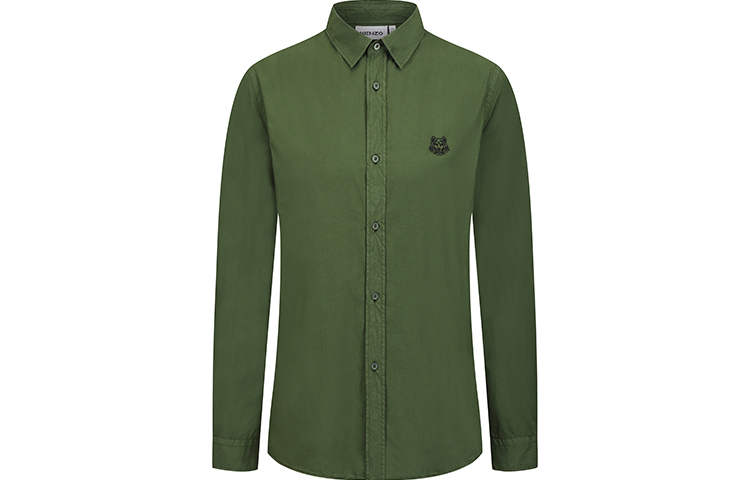 【代購】KENZO Shirts Men Army Green