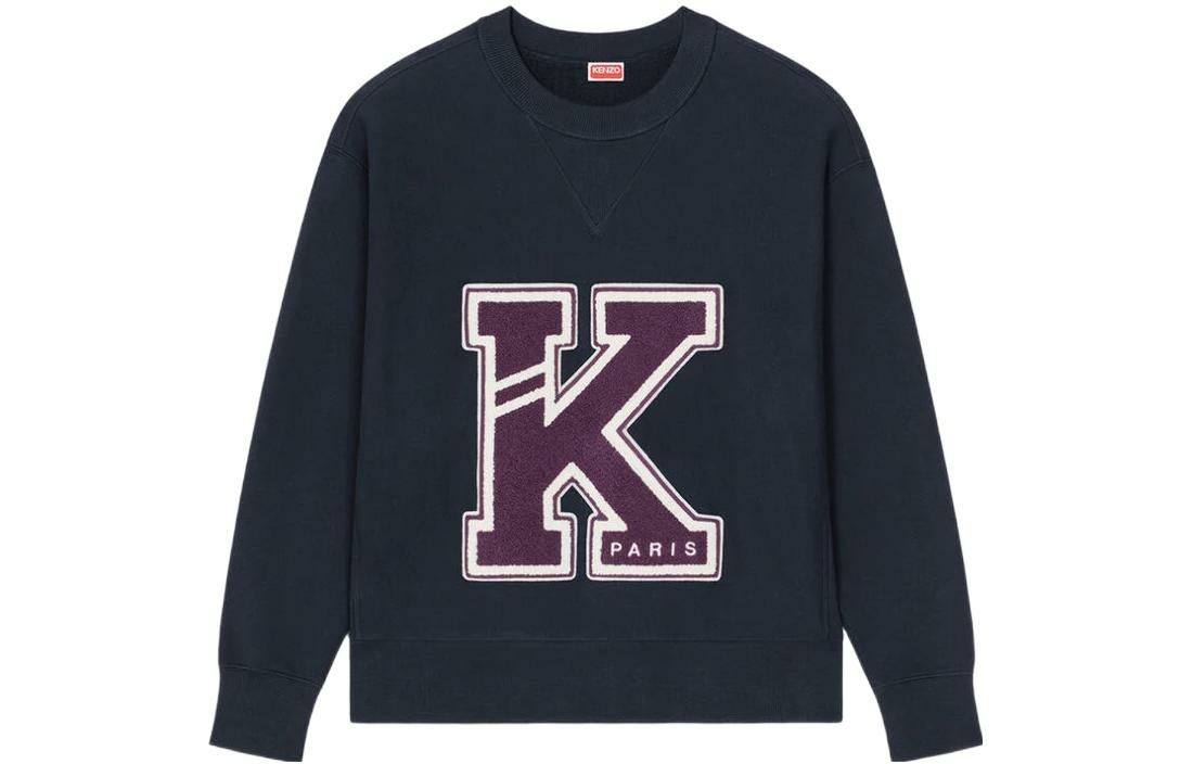 【代購】KENZO Logo-Patch Detailed Crewneck Sweatshirt