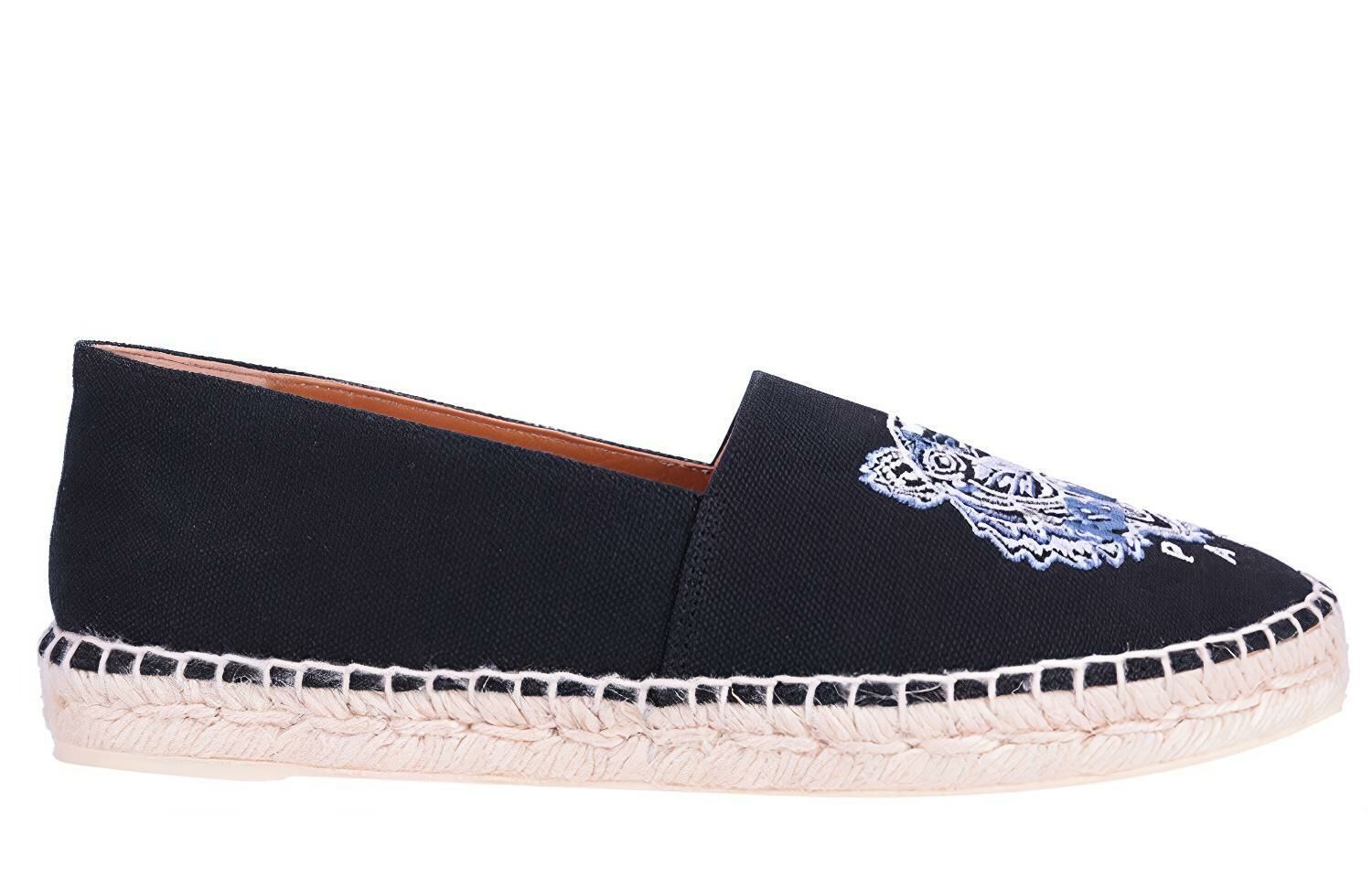【代購】KENZO Slip-Resistant Low-Top Canvas Shoes Women's Black