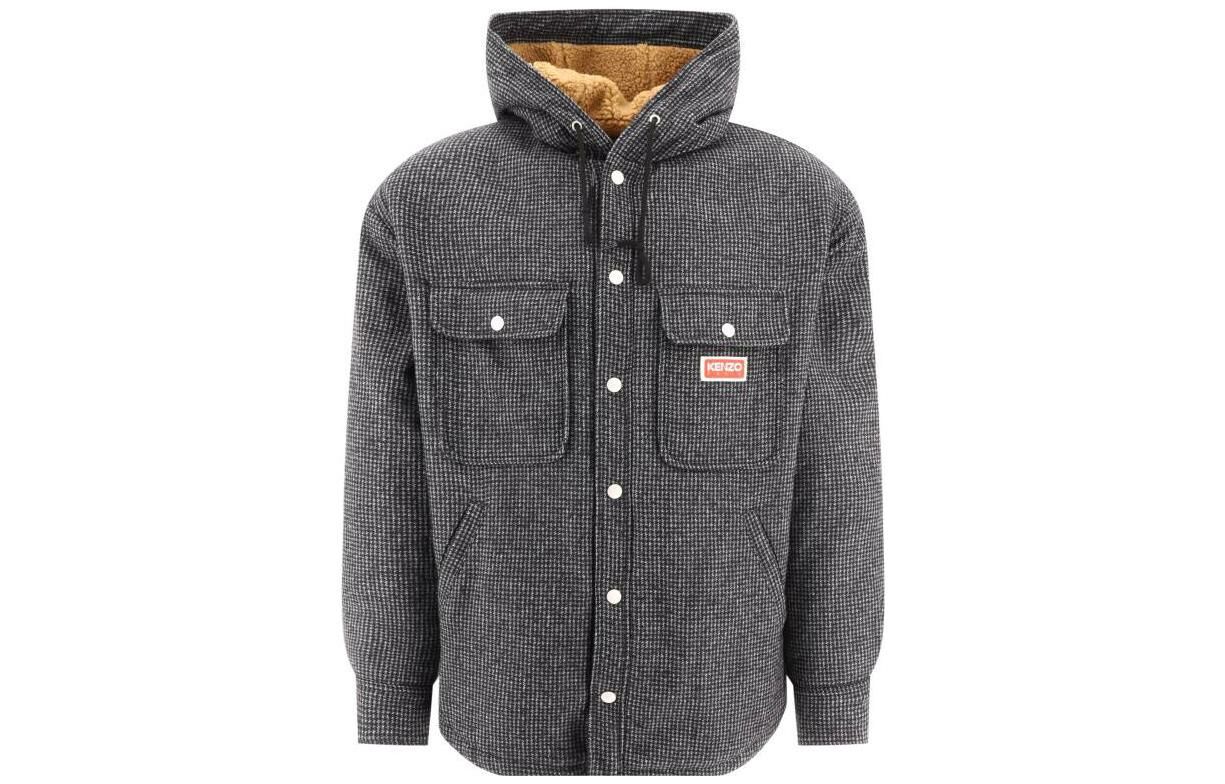 【代購】KENZO Checked Hooded Overshirt