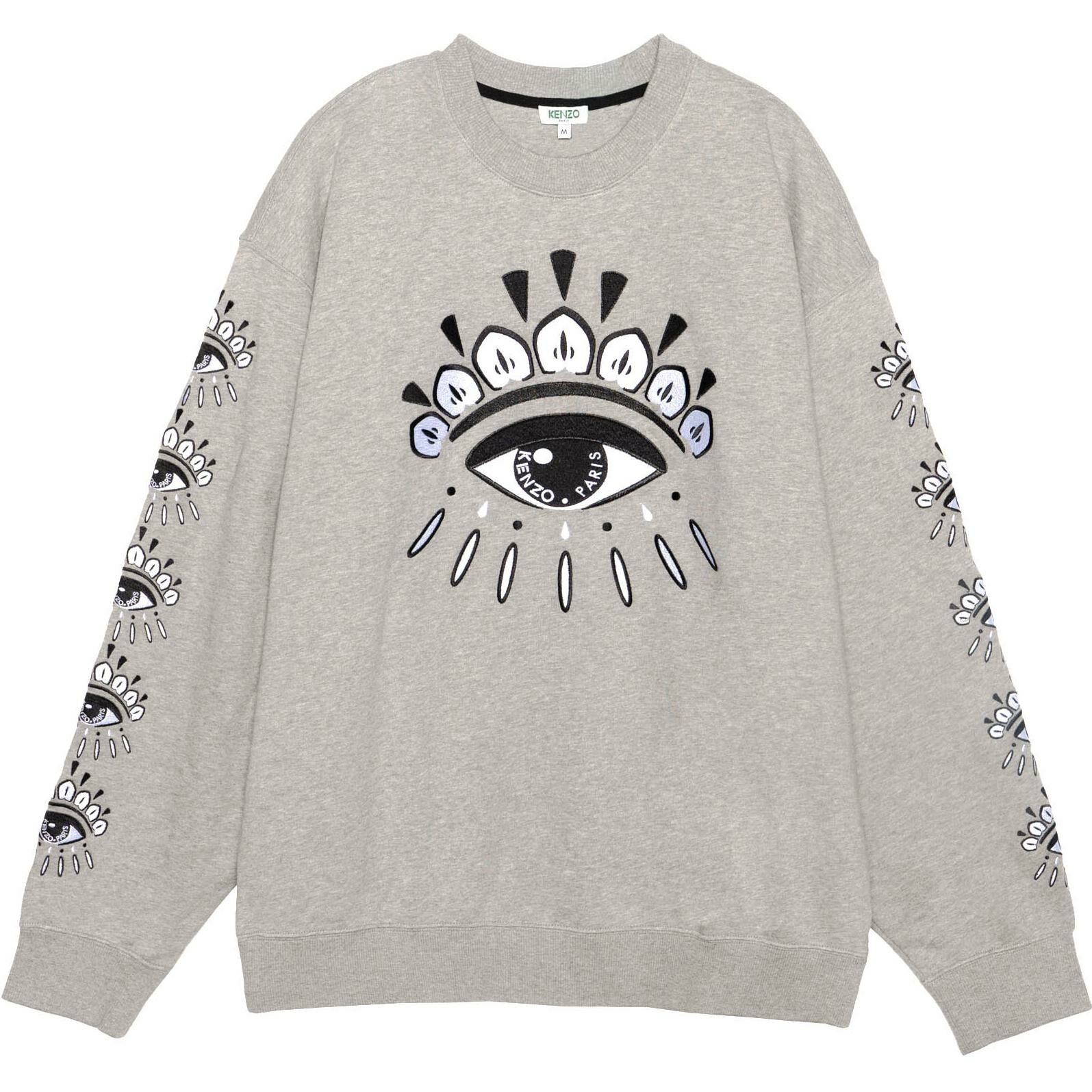 【代購】KENZO Sweatshirts Men Gray