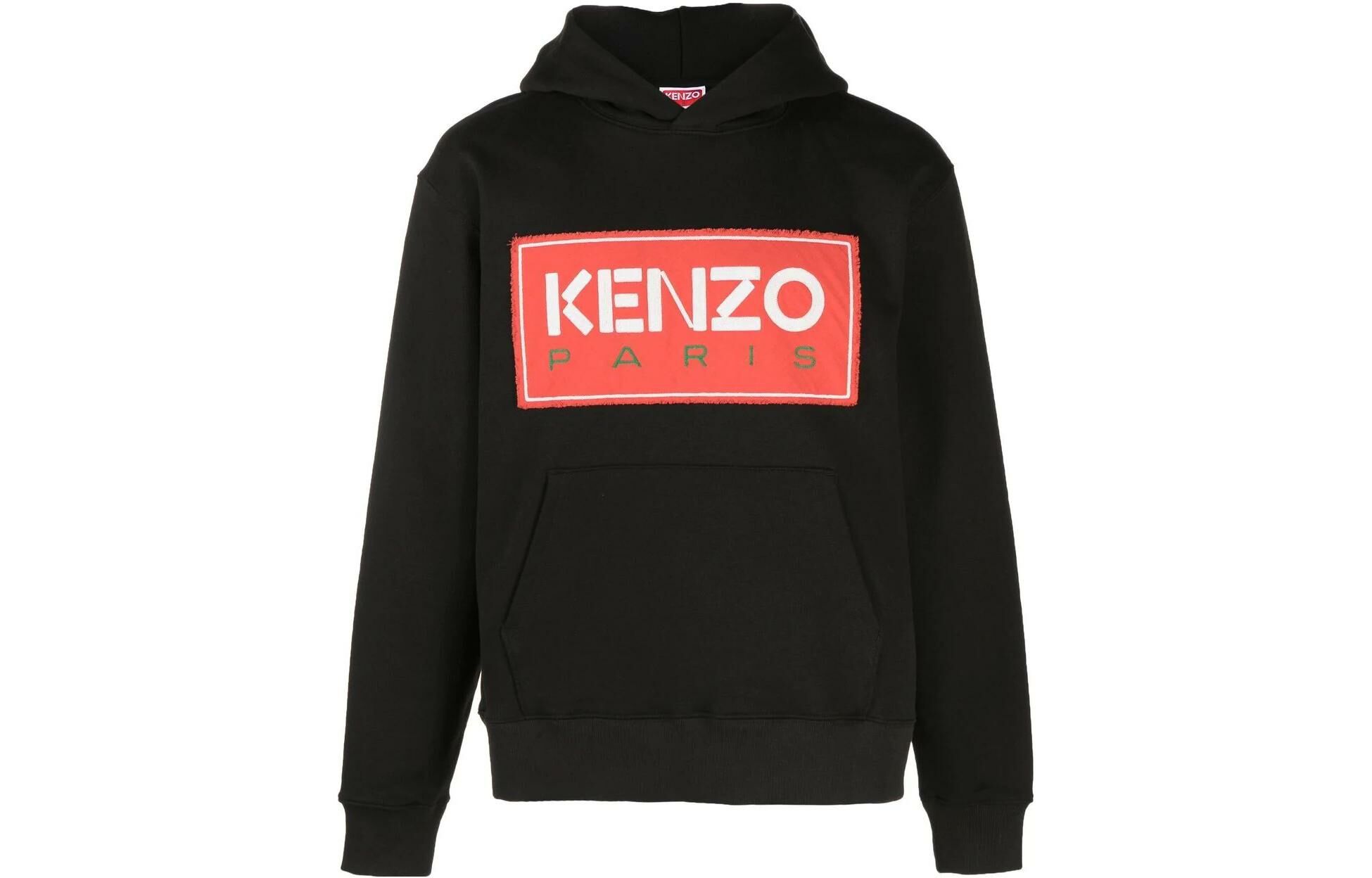 【代購】KENZO Logo Patch Long-Sleeved Hoodie