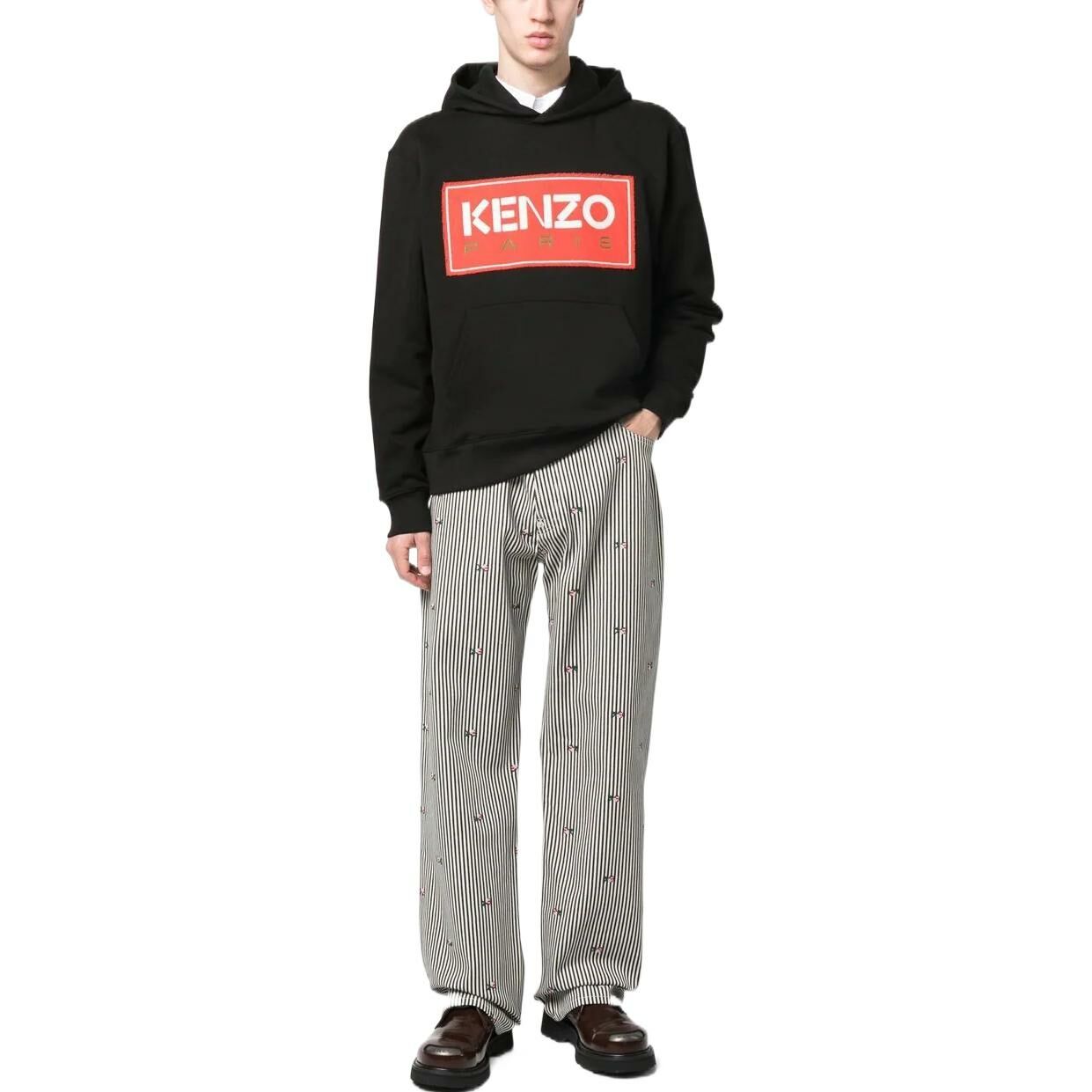 【代購】KENZO Logo Patch Long-Sleeved Hoodie