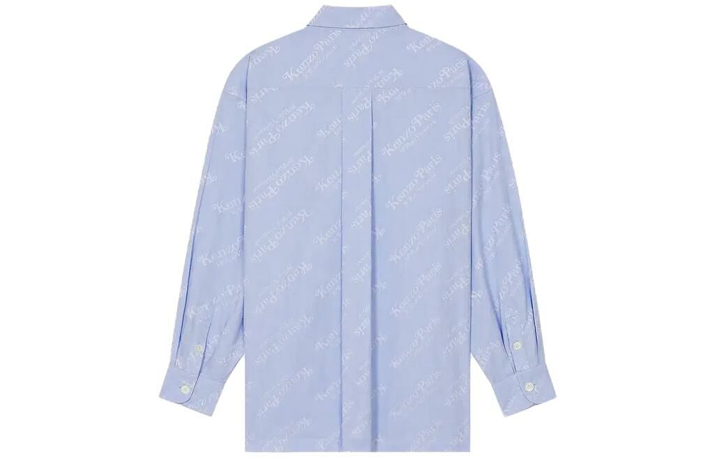 【代購】KENZO All-Over Monogram Printed Buttoned Shirt