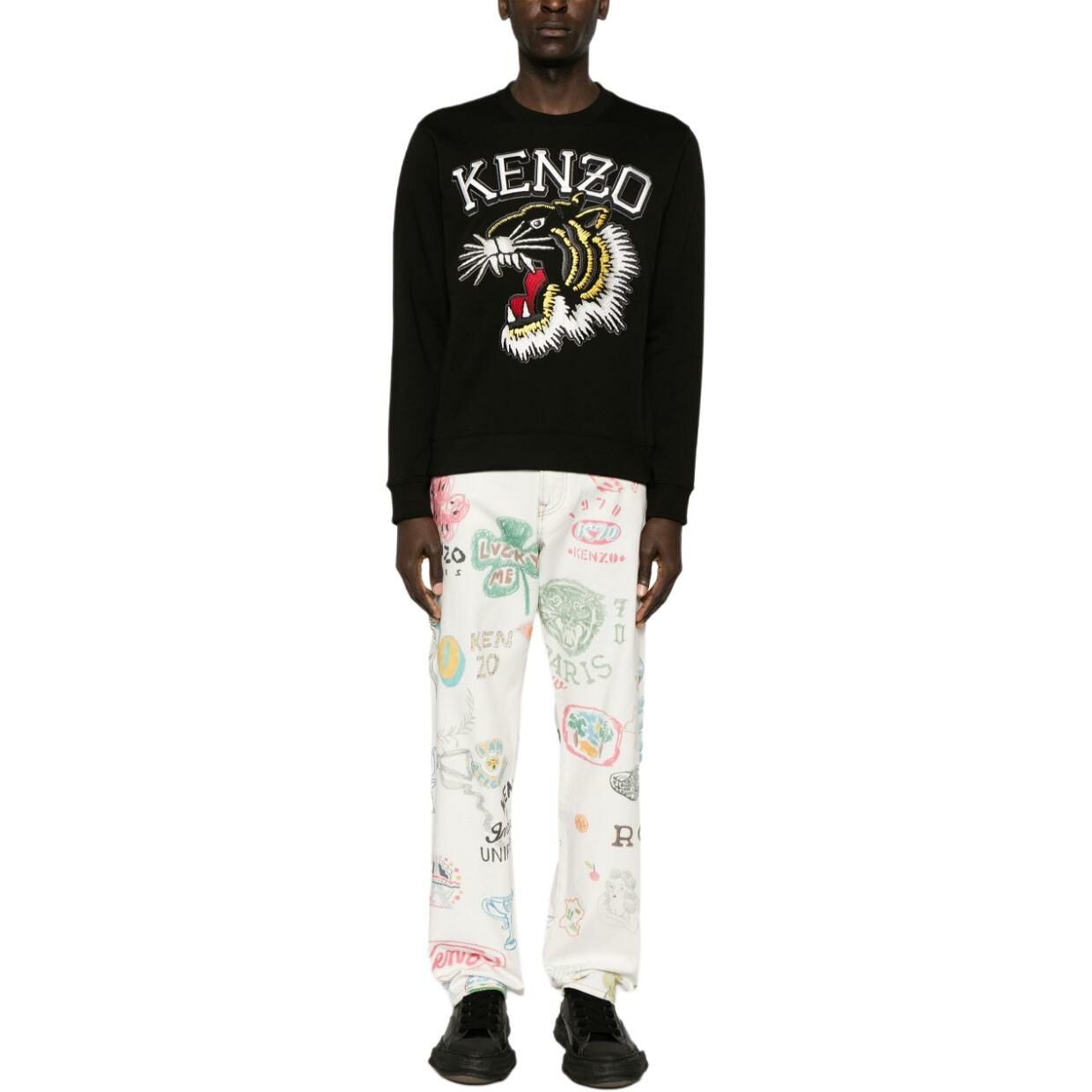 【代購】KENZO Tiger Embroidered Crewneck Sweatshirt