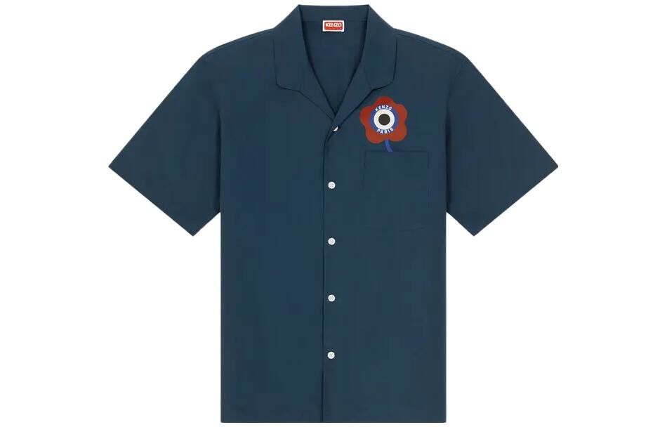 【代購】KENZO TARGET Shirt Men's Midnight Blue