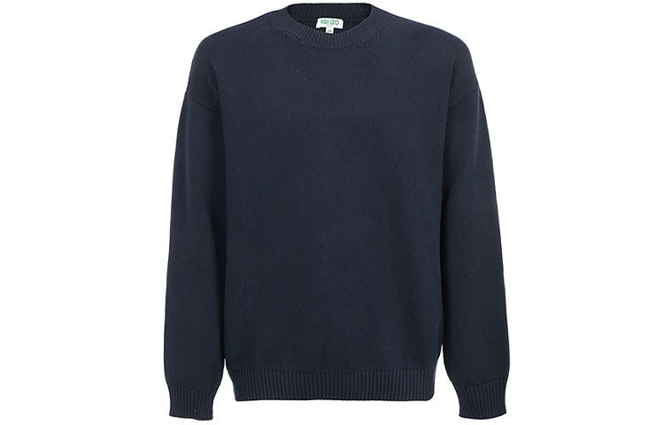 【代購】KENZO Letter Logo Sweaters Men Dark Blue