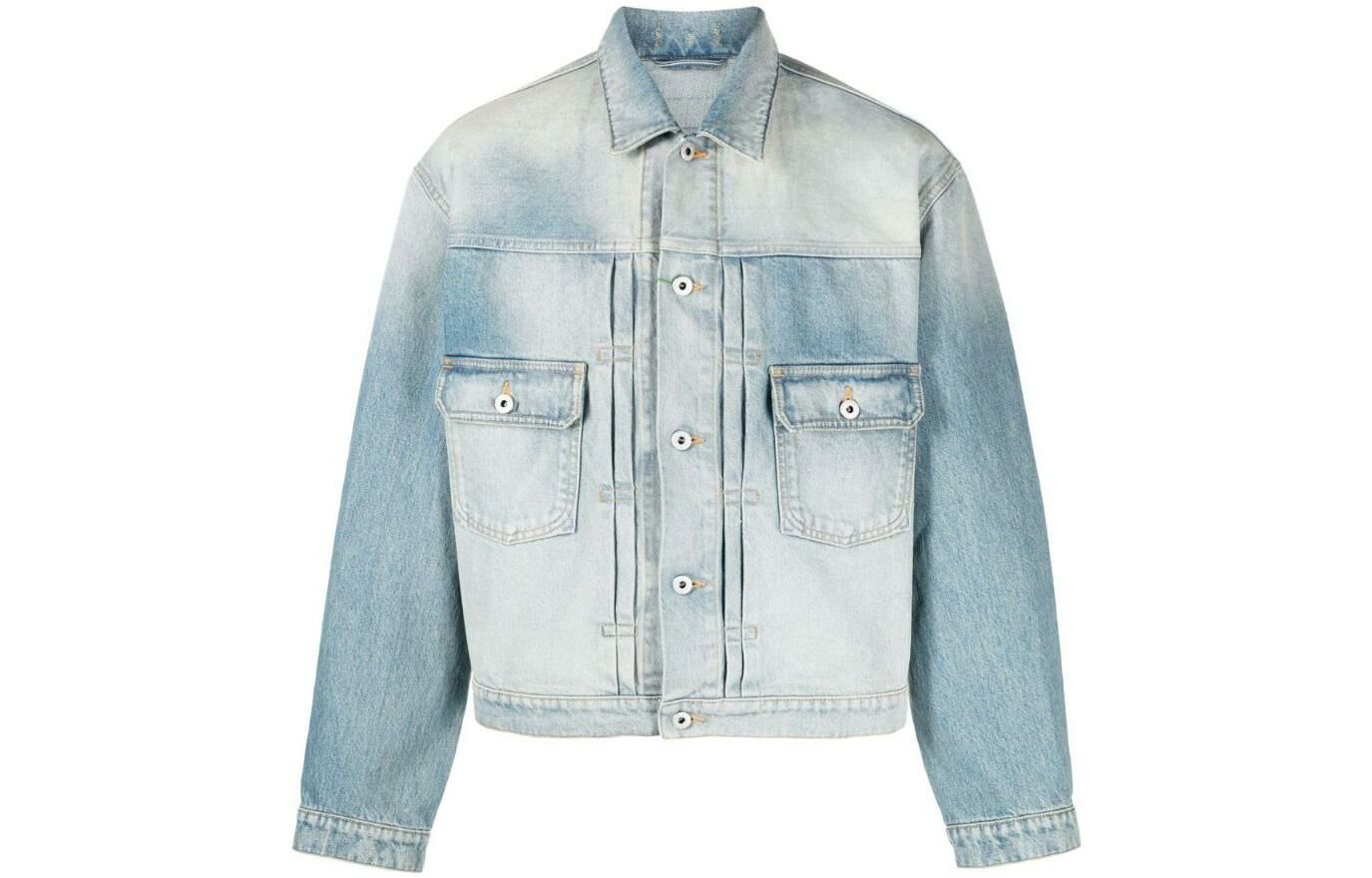 【代購】KENZO Long-Sleeved Buttoned Denim Jacket