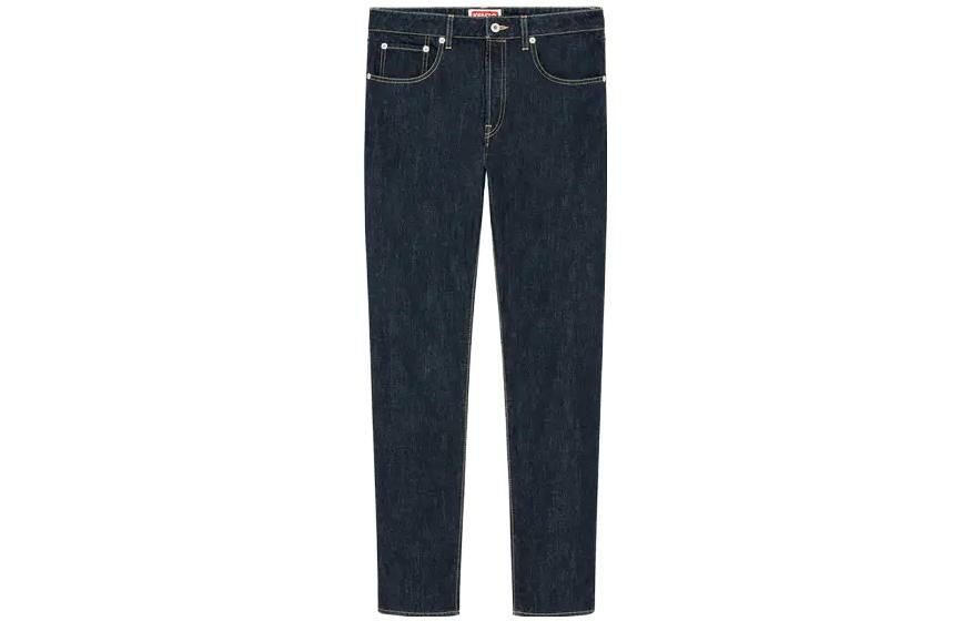【代購】KENZO Logo Patch Slim Jeans