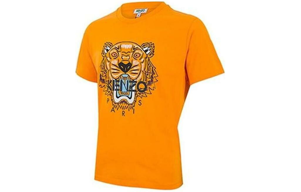 【代購】KENZO Men's Classic Tiger T-Shirt Orange