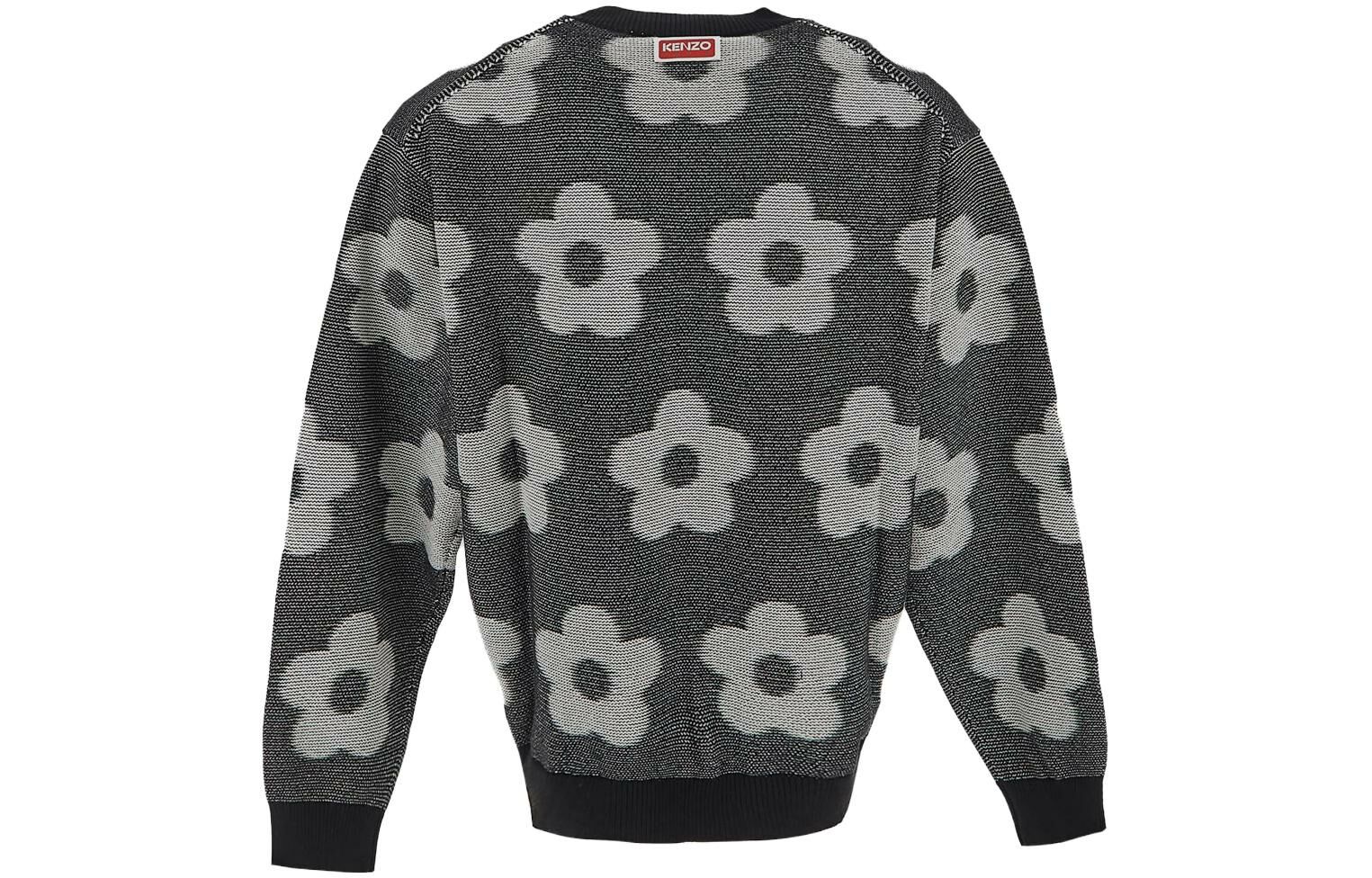 【代購】KENZO Knitwear Men Gray Black