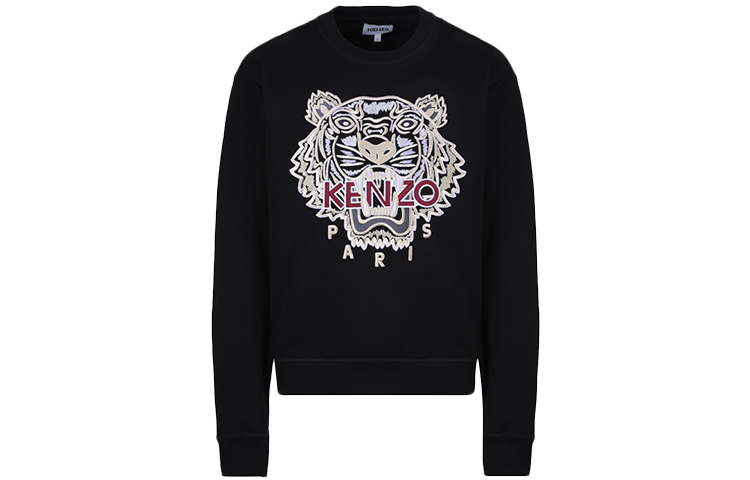 【代購】KENZO Classic Tiger Head Sweatshirts Men Black