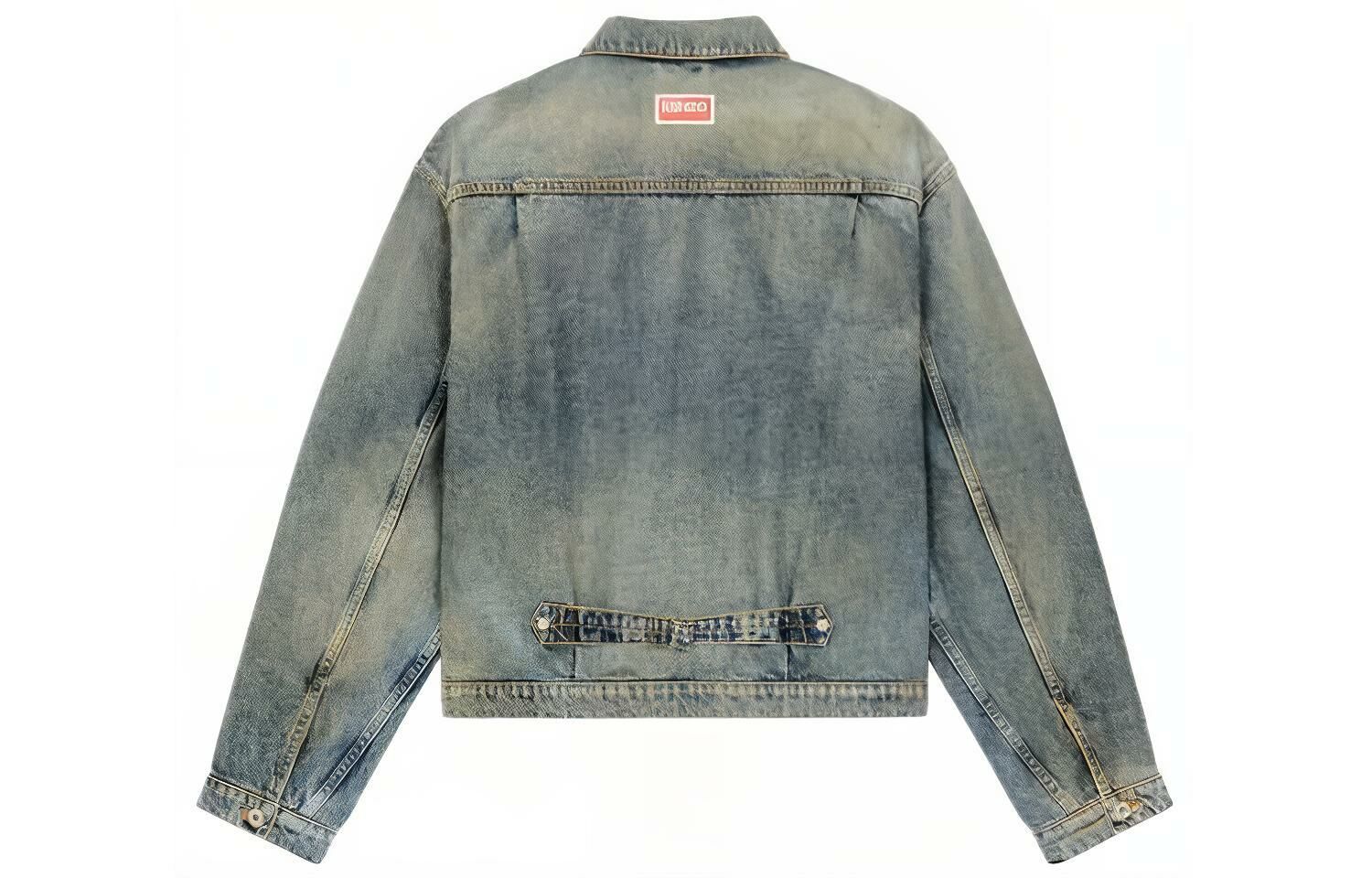 【代購】KENZO Button-Up Denim Trucker Jacket