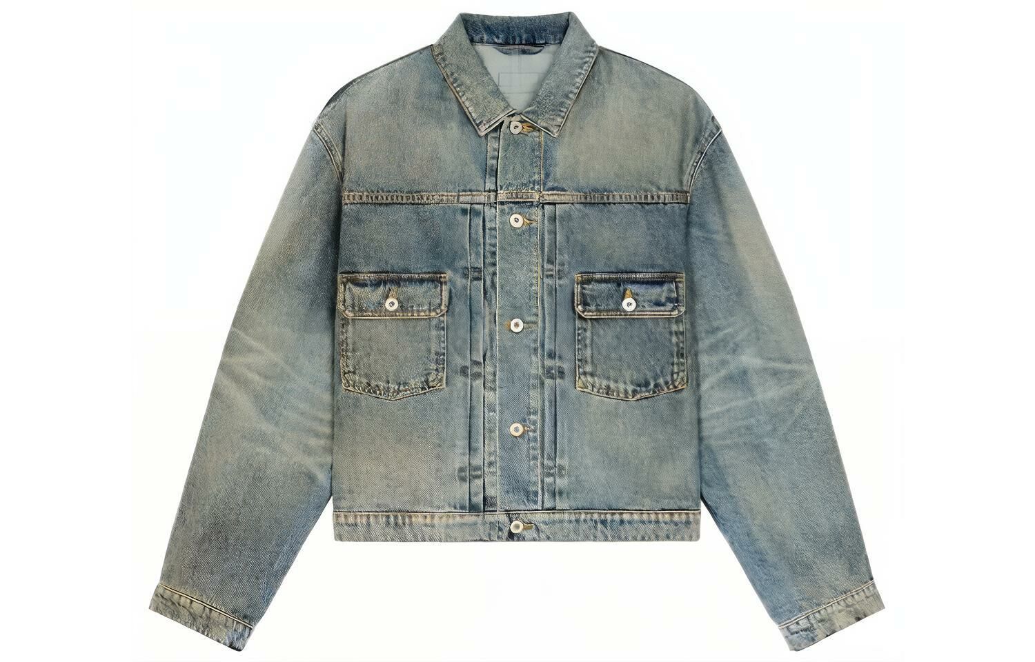 【代購】KENZO Button-Up Denim Trucker Jacket