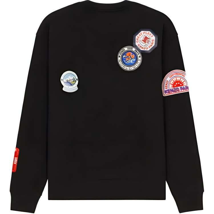 【代購】KENZO Logo-patches Drop-shoulder Sweatshirt