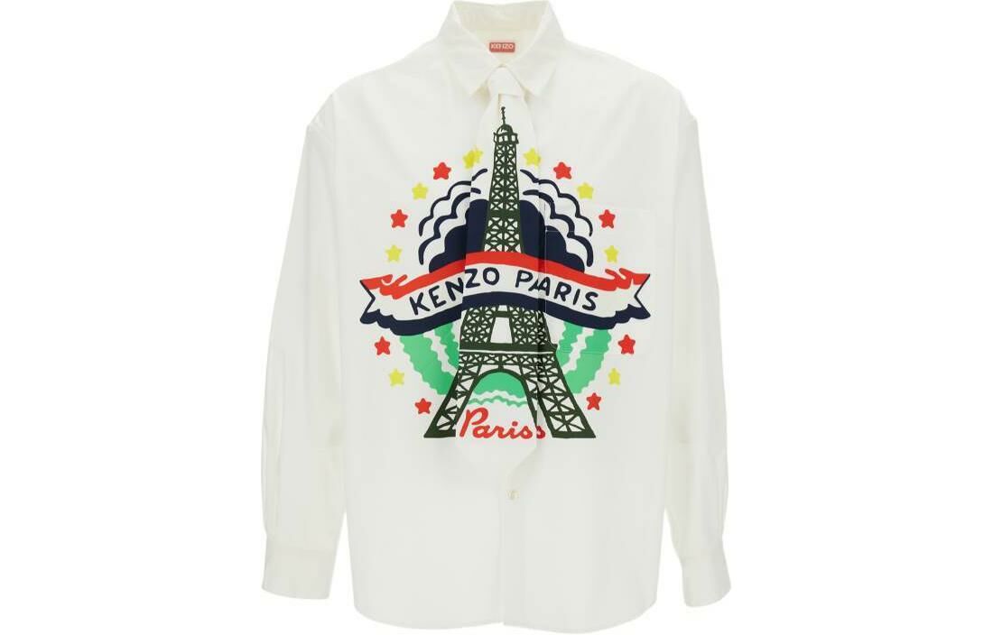 【代購】KENZO Logo Printed Long-Sleeve T-Shirt