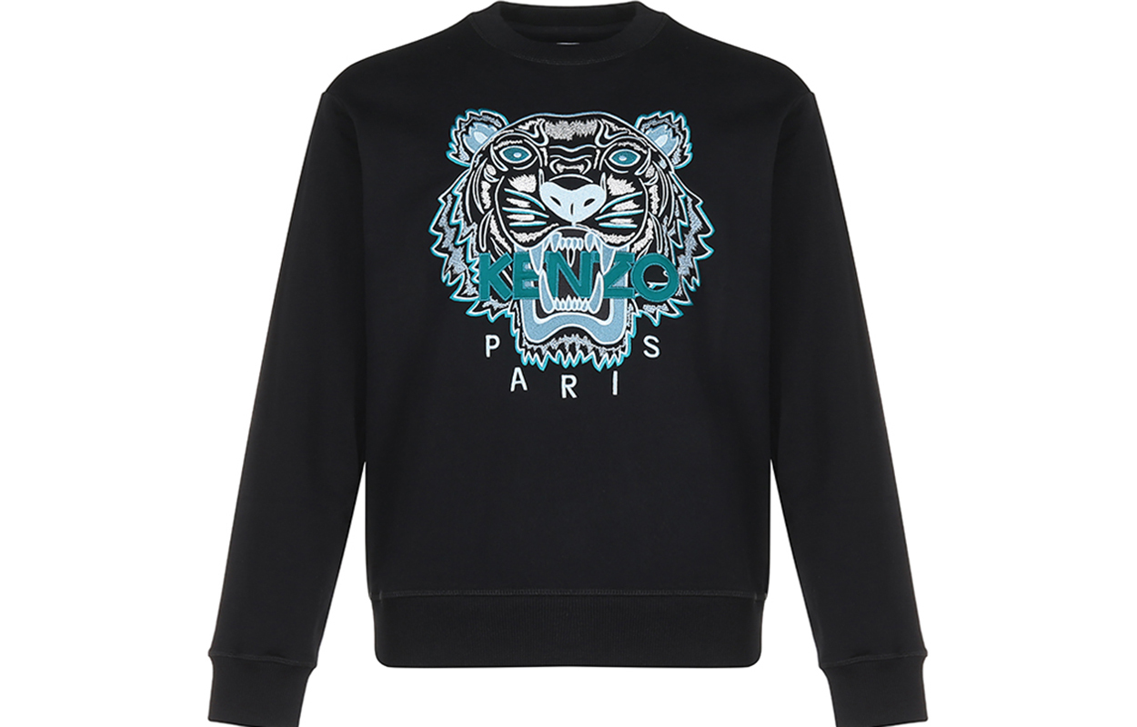 【代購】KENZO Classic Tiger Head Sweatshirts Men Black