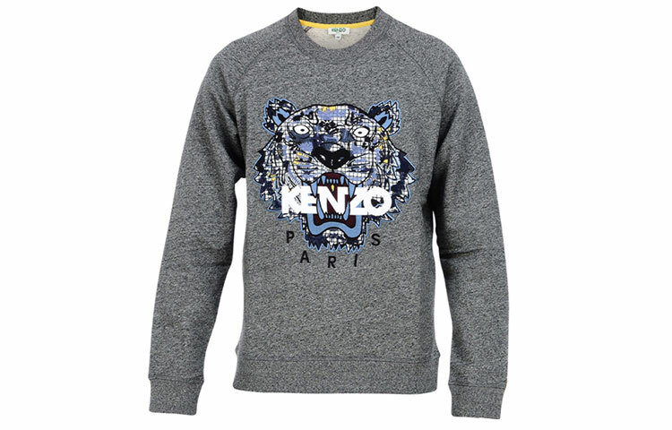 【代購】KENZO Sweatshirts Men Gray