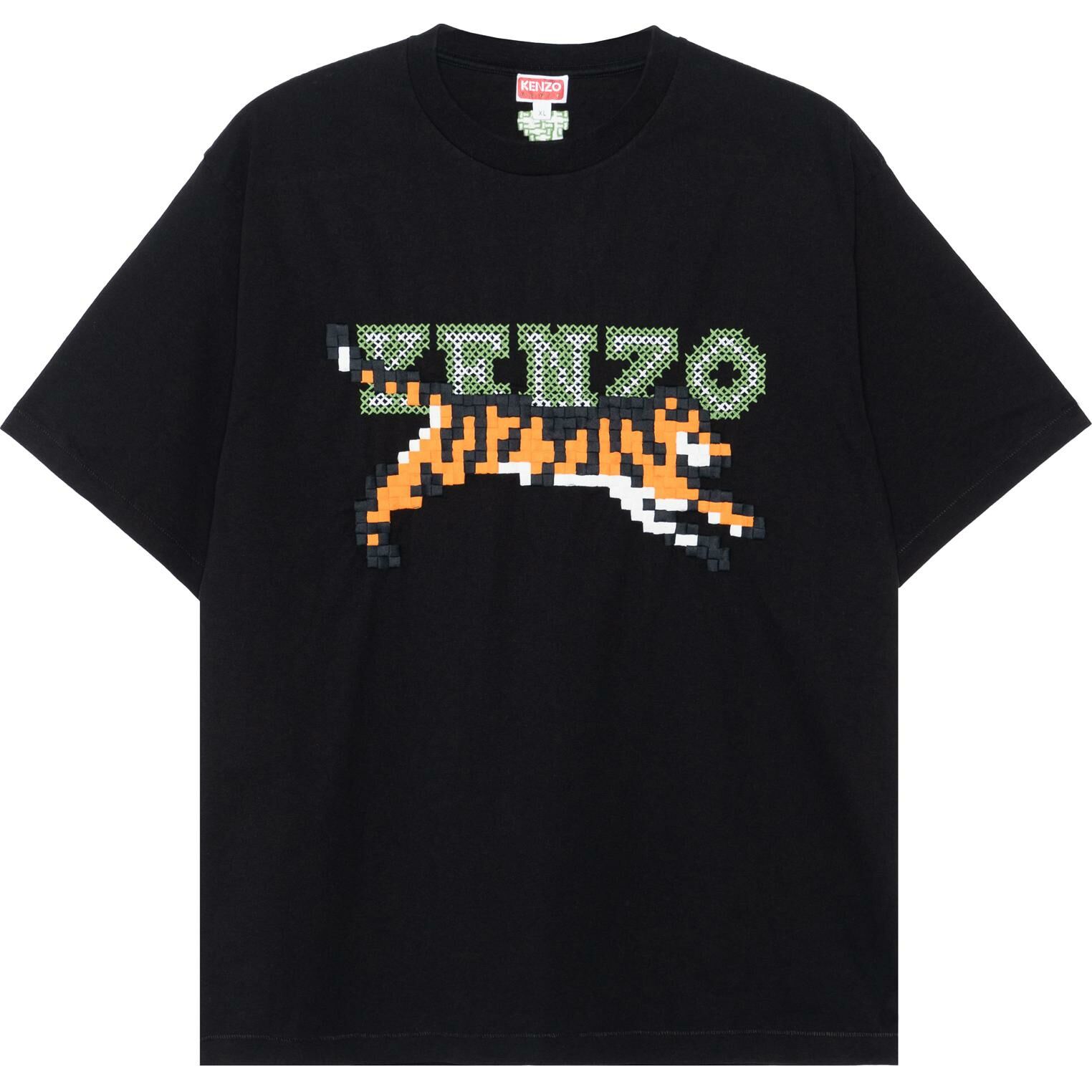 【代購】KENZO X Nigo Tiger Pixel Oversized T-Shirt Black