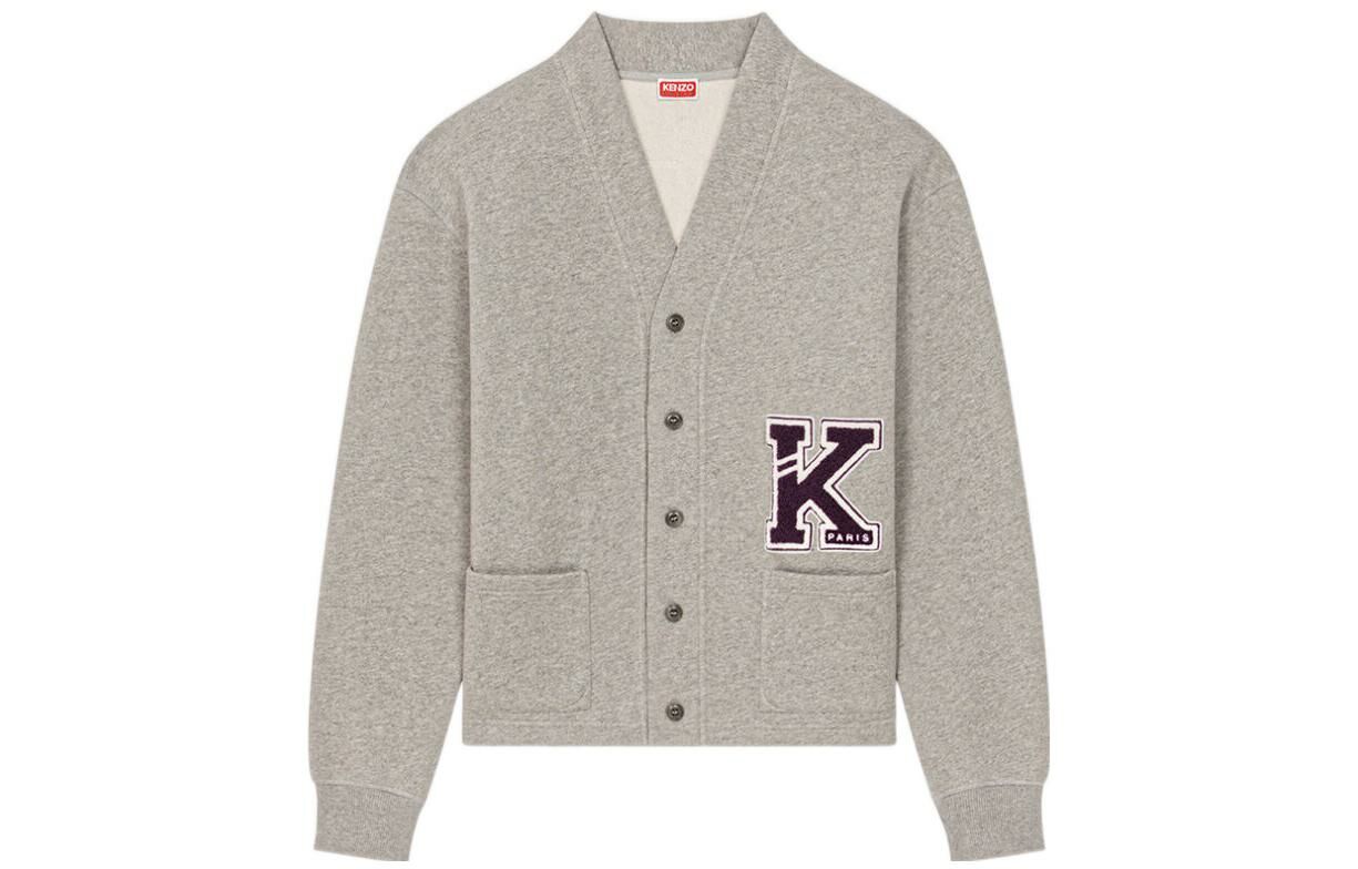 【代購】KENZO Knezo Varsity Logo Detailed Buttoned Cardigan