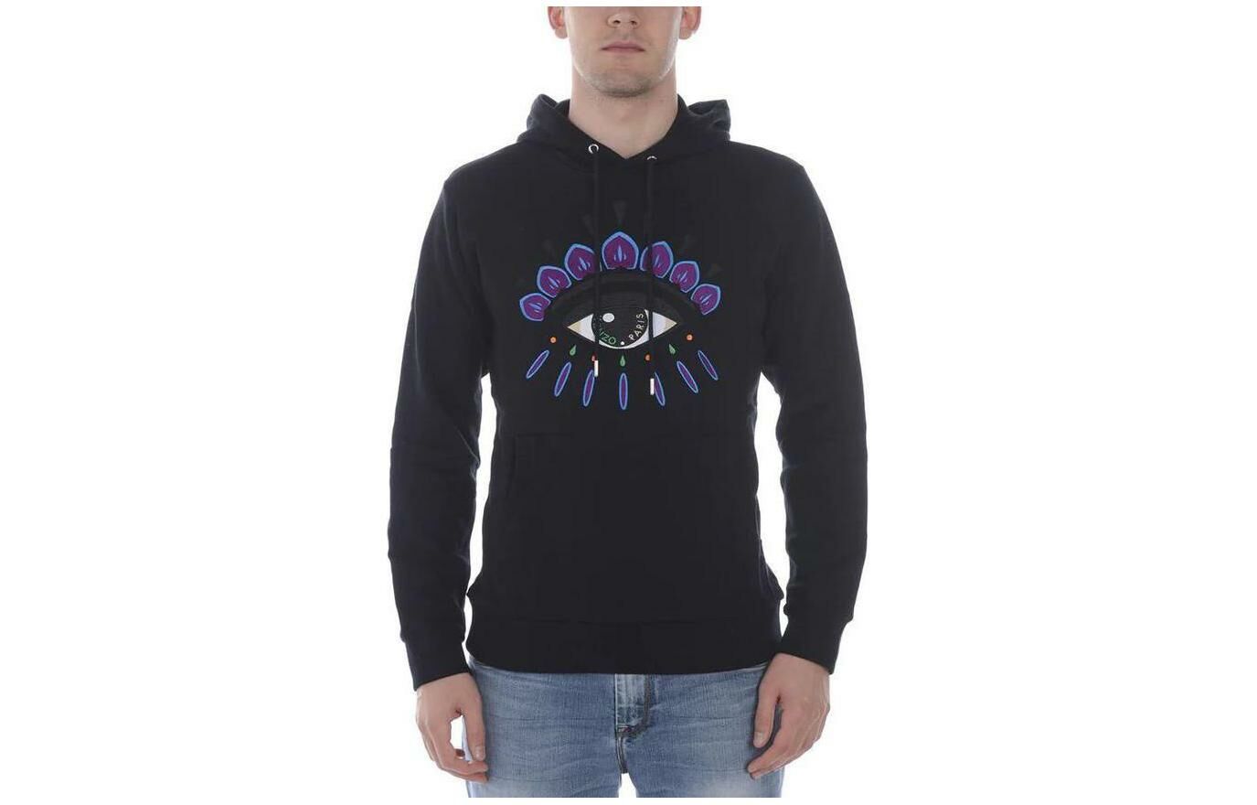 【代購】KENZO Logo Embroidered Drawstring Hoodie