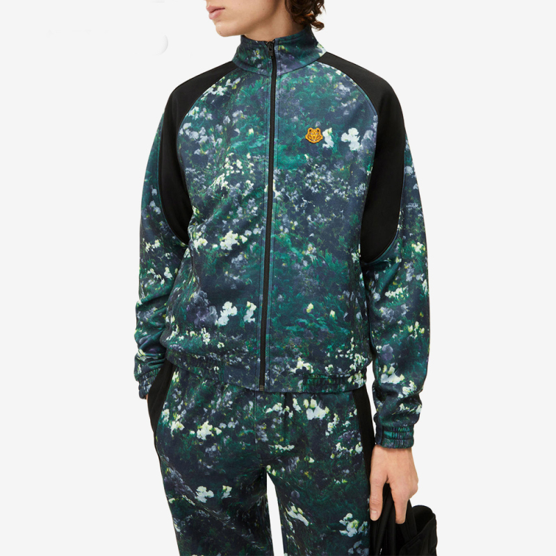 【代購】KENZO Logo Patch Zip-Up Jacket