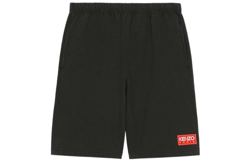 【代購】KENZO Logo-patch Cotton Shorts