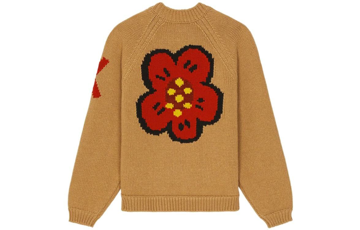 【代購】KENZO x Nigo FW22 Knitwear Men's Dark Camel