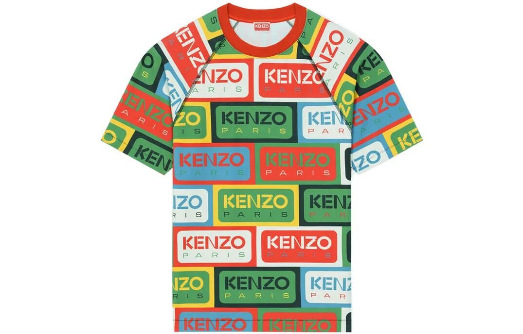 【代購】KENZO 'KENZO Labels' Logo-print Crew Neck T-shirt